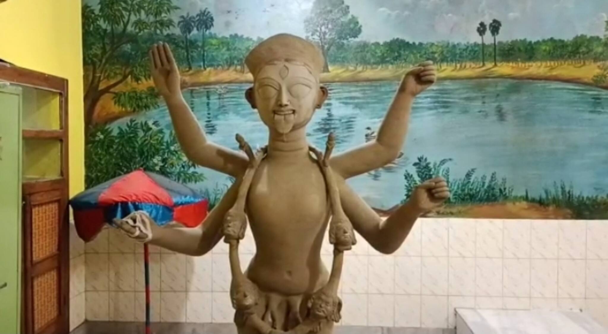 Kali Puja 2021|| কল্যাণী কালীমাতা, নিত্যপুজো হয় ব্রহ্ম কলসে, মূর্তি তৈরিতে খরচ মাত্র ষোলআনা