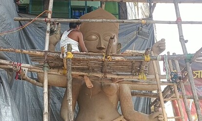 মেদিনীপুরের মানিকপুরের মোটা কালি প্রতিমা
