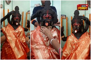 সুকনা চা বাগানের কৃষ্ণবর্ণা মা কালী