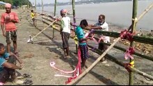 ছট পুজো উপলক্ষে শেষ মুহূর্তের প্রস্তুতি চলছে হাওড়ার রামকৃষ্ণপুর গঙ্গার ঘাটে