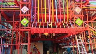 ষষ্ঠীতলা বারোয়ারি পূজা প্যান্ডেল