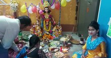 ১২টি কার্তিক এক সঙ্গে পুজিত হল বর্ধমানে মাহাতো পরিবারে
