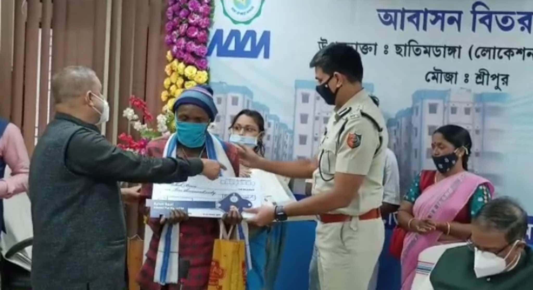 Paschim Bardhaman: ধস কবলিত ১৫৫ জন পেল নতুন বাড়ি