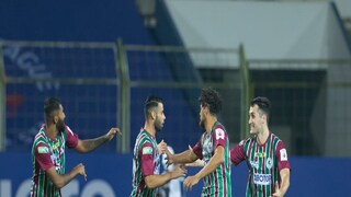 গোল করার পর সেলিব্রেশন মোহনবাগান ফুটবলারদের