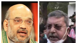 অমিত শাহের সঙ্গে সাক্ষাতের পর তৃণমূল সাংসদ কল্যাণ বন্দ্যোপাধ্যায়৷ Photo-ANI