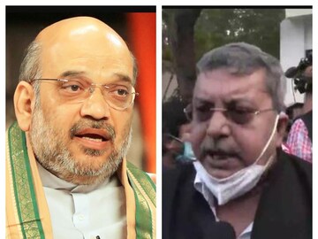অমিত শাহের সঙ্গে সাক্ষাতের পর তৃণমূল সাংসদ কল্যাণ বন্দ্যোপাধ্যায়৷ Photo-ANI