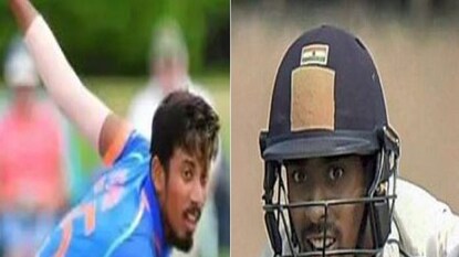 Abhimanyu Easwaran and Ishan Porel - Photo- File Abhimanyu Easwaran and Ishan Porel - Photo- File