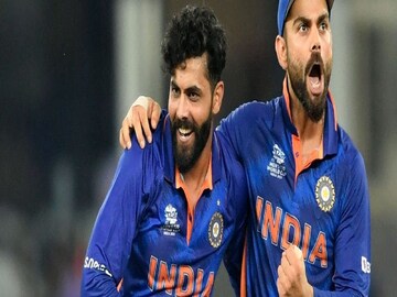 ম্যাচের সেরা জাদেজাকে নিয়ে সেলিব্রেশন কোহলির