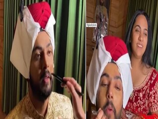 বিয়ে বলে কথা, বরের সাজ দেখে চোখ কপালে কনের! তুমুল ভাইরাল ভিডিও...
