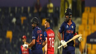 আফগানিস্তানের বিরুদ্ধে রয়েছে এবং রাহুল গড়েন ১৪০ রানের পার্টনারশিপ