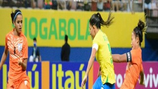 ব্রাজিল বনাম ভারত ম্যাচের একটি মুহূর্ত