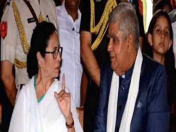 মমতা বন্দ্যোপাধ্যায় ও জগদীপ ধনখড়৷ 