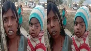 Mother kiran bega saved 6 year old son from leopard jaw - Photo Courtesy- video grab 