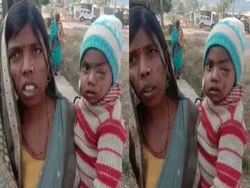Mother kiran bega saved 6 year old son from leopard jaw - Photo Courtesy- video grab 
