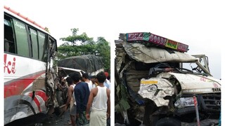 বাস- গাড়ি সংঘর্ষে প্রাণ গেল তিন জনের৷ 