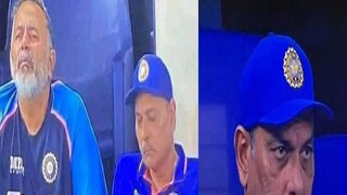 ঘুমন্ত রবি শাস্ত্রীকে দেখে তীব্র আক্রমণ ভারতীয় সমর্থকদের