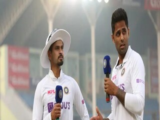 সূর্য কুমার যাদবকে ইন্টারভিউ দিচ্ছেন শ্রেয়স