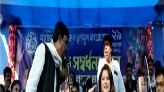 তৃণমূলের অনুষ্ঠানে শ্রাবন্তী চট্টোপাধ্যায়৷