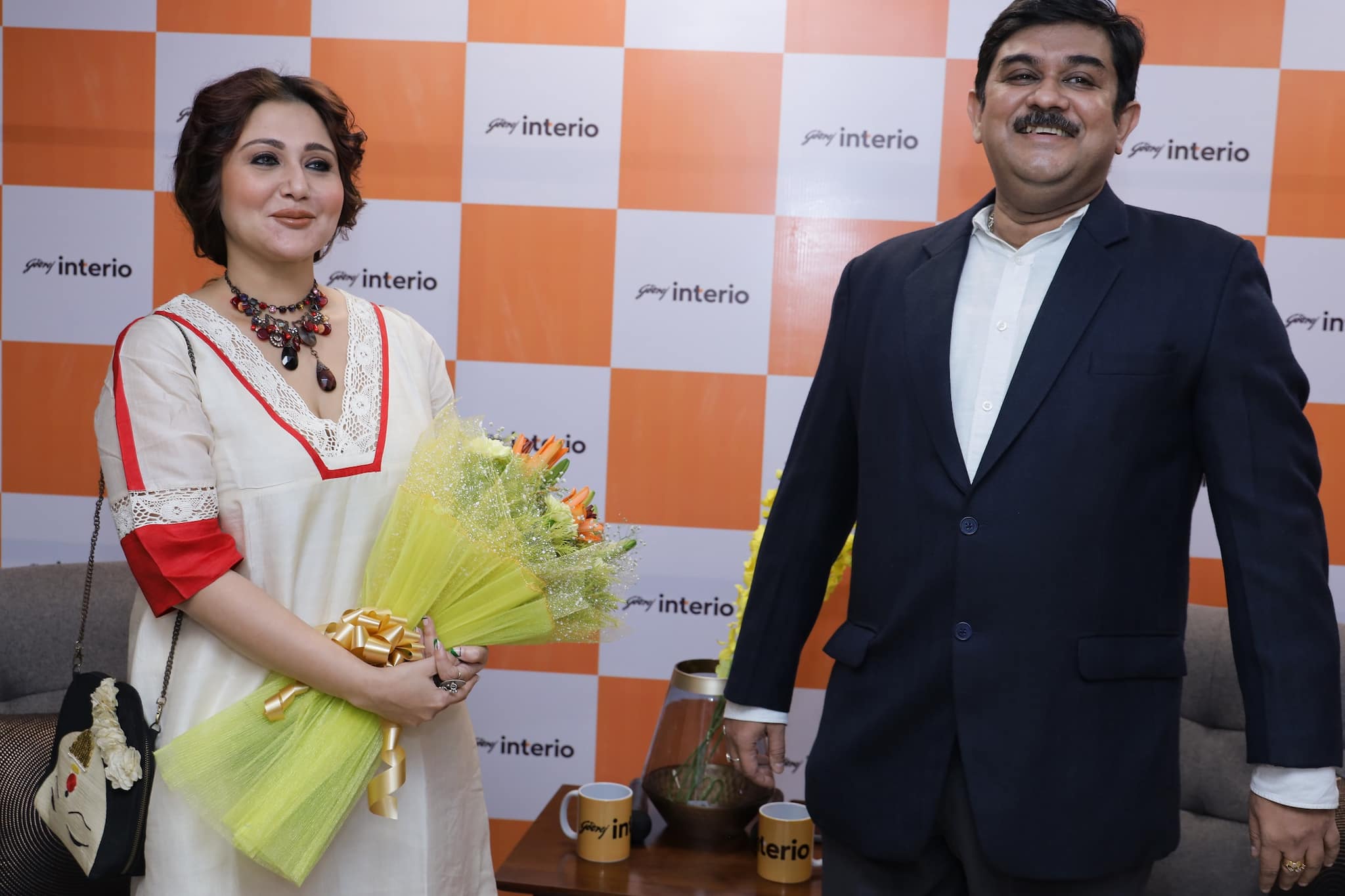 Actor Swastika Mukherjee and Mr. Sayan De, Zonal Head – East (B2C), Godrej Interio inaugurated 2 new Godrej Interio outlets in Kasaba and Avani Mall