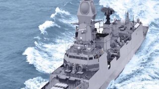 The indigenous Project 15B stealth guided missile destroyers are being built at Mazagon Docks, Mumbai. (Image: Twitter/Indian Navy)