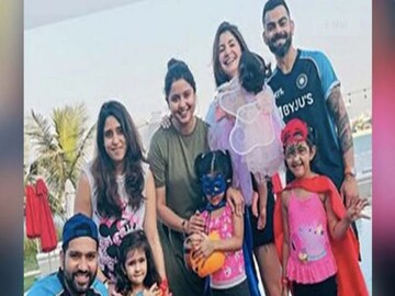 ছোট্ট ভামিকাকে নিয়ে সতীর্থ-পরিবারদের সঙ্গে হ্যালোউইনে মজে বিরাট-অনুষ্কা, দেখুন