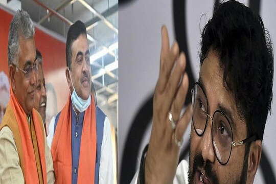 বাবুলের নিশানায় দিলীপ-শুভেন্দু
