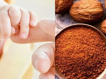 শিশুকে শীতে দিন জায়ফল