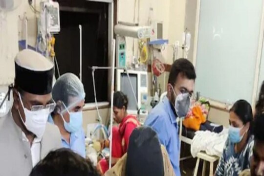 Bhopal Fire ভোপালে হাসপাতালে আগুন