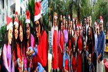 বড়দিন আসছে...হাতে গ্লাভস, স্যান্টাক্লজের টুপিতে সেজে কেক বানালেন সায়ন্তনী-ফলক