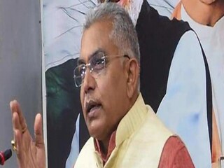 দিলীপ ঘোষকে ঘিরে বিক্ষোভ