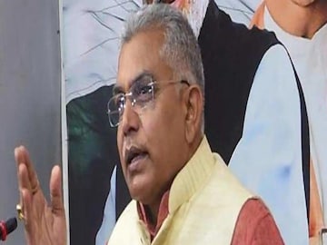 দিলীপ ঘোষকে ঘিরে বিক্ষোভ