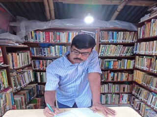 পাটুলি স্ট্রিট লাইব্রেরি-তে কালিদাস বাবু