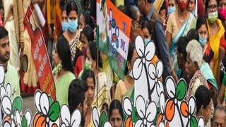 রাজ্য জু়ড়েই ঘাসফুলের দাপট৷ রাজ্য জু়ড়েই ঘাসফুলের দাপট৷