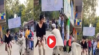 বিদেশি স্ট্রিট ডান্সারের সঙ্গে পাল্লা দিয়ে বুড়ো দাদুর তুমুল নাচ। বিদেশি স্ট্রিট ডান্সারের সঙ্গে পাল্লা দিয়ে বুড়ো দাদুর তুমুল নাচ।