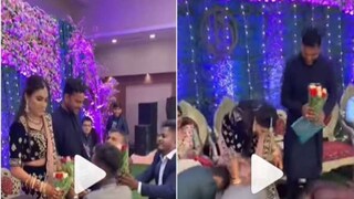 ছাদনাতলায় বরের সামনেই এ কী কাণ্ড! Photo : Instagram 