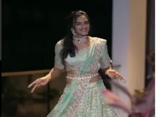 PV Sindhu's diwali dance to ckays love nwantinti