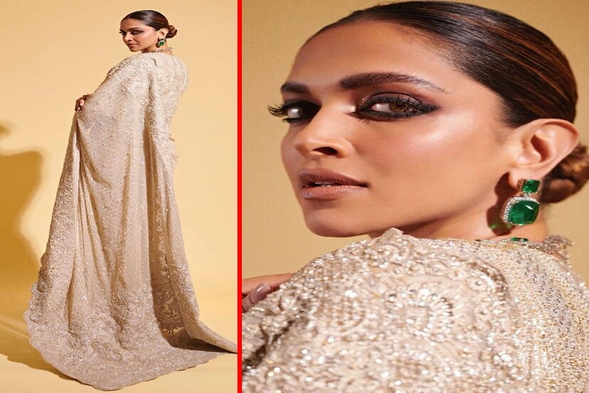 আর কয়েকদিন পরেই মুক্তি পাবে দীপিকা পাড়ুকোন ও স্বামী রণবীর সিং অভিনীত বহু প্রতীক্ষিত ছবি '৮৩'। তার আগে আইভরি রঙের শাড়ির সাজে মোহময়ী রূপে ধরা দিলেন দীপিকা (Deepika Padukone in Saree)। সোশ্যাল মিডিয়ায় ভাইরাল হয়েছে দীপিকার সব ছবি। (Deepika Padukone in Saree)