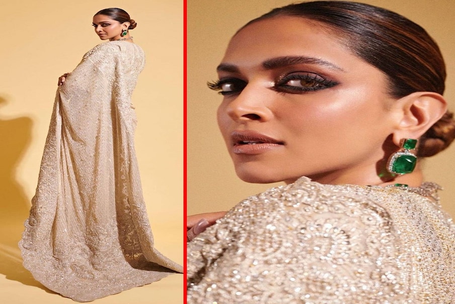  আর কয়েকদিন পরেই মুক্তি পাবে দীপিকা পাড়ুকোন ও স্বামী রণবীর সিং অভিনীত বহু প্রতীক্ষিত ছবি '৮৩'। তার আগে আইভরি রঙের শাড়ির সাজে মোহময়ী রূপে ধরা দিলেন দীপিকা (Deepika Padukone in Saree)। সোশ্যাল মিডিয়ায় ভাইরাল হয়েছে দীপিকার সব ছবি। (Deepika Padukone in Saree)