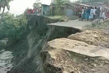 গঙ্গার জলস্তর কমতে গঙ্গা ভাঙ্গন শুরু হল ফরাক্কা ব্লকে গঙ্গার জলস্তর কমতে গঙ্গা ভাঙ্গন শুরু হল ফরাক্কা ব্লকে