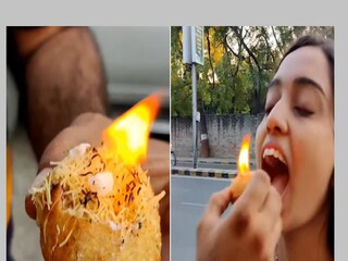 ফুচকার ভিতরে আগুন জ্বালিয়ে তরুণীর মুখে ঢুকিয়ে দিলেন বিক্রেতা, তার পর? ভিডিও এখন ভাইরাল!