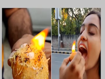 ফুচকার ভিতরে আগুন জ্বালিয়ে তরুণীর মুখে ঢুকিয়ে দিলেন বিক্রেতা, তার পর? ভিডিও এখন ভাইরাল!