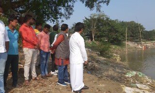 ঘটনাস্থল পরিদর্শনে শান্তিপুরের বিধায়ক এবং সেচ দপ্তর