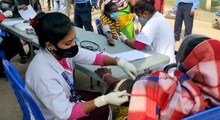 বিনামূল্যে স্বাস্থ্য পরীক্ষা শিবির ভাতারে