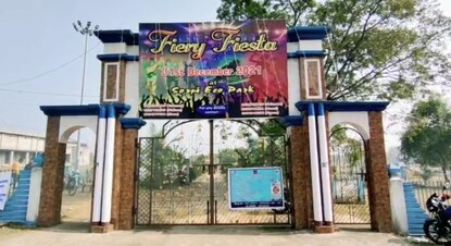 সরপি ইকোপার্কে চলছিল বর্ষবরণের প্রস্তুতি।