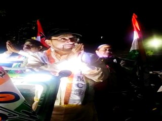 প্রচারে অতীন ঘোষ৷ 