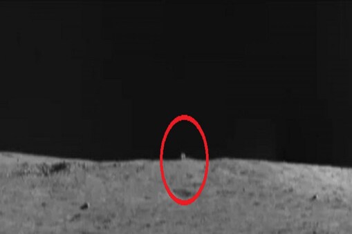 chinese rover yutu 2 spots cube shaped mystery structure on moon - Photo Courtesy- AJ@FI/Twitter