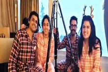 এক ফ্রেমে বাবা ও বয়ফ্রেন্ড, আমির খান-নুপূরের সঙ্গে বড়দিন পালন ইরা খানের!