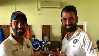 File Photo of Pujara and Rahane File Photo of Pujara and Rahane