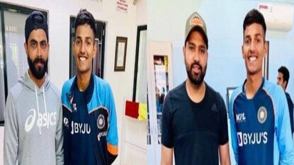 রোহিত এবং জাদেজার সঙ্গে ছবি তুলেছেন অনূর্ধ্ব উনিশ অধিনায়ক ইয়াশ রোহিত এবং জাদেজার সঙ্গে ছবি তুলেছেন অনূর্ধ্ব উনিশ অধিনায়ক ইয়াশ