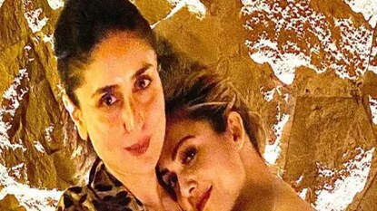 Kareena Kapoor and Amrita Arora Kareena Kapoor and Amrita Arora